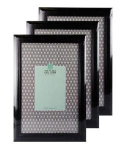 Black A3 Wooden Picture Frames for Photo & Certificate - 3 Pack - 29.7 x 42cm