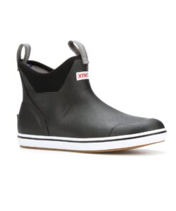 Black Ankle Deck Boot - UK 12