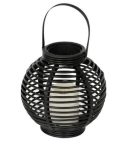 Black Battery Operated Lantern