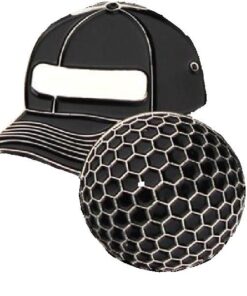 Black Cap Hat Clip