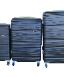 Black Hardshell Luggage-360 Spinner Wheels-Lightweight,Scratch-Resistant