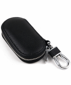 Black Leather Key Case