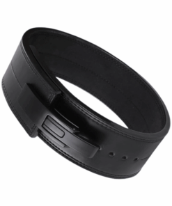 Black Lever Belt Weightlifting Powerlifting 13mm Cowhide - Heavy Duty - XS