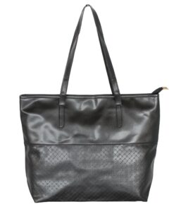 Blackcherry Basic Pattern Shopper - Black
