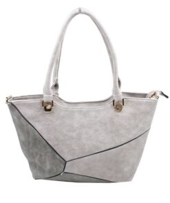 Blackcherry Colour Block Shoulder Bag - Grey