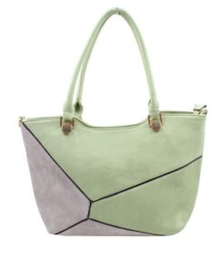 Blackcherry Colour Block Shoulder Bag - Olive