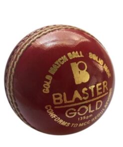 Blaster Gold Cricket Ball - 135g Red - 142 g