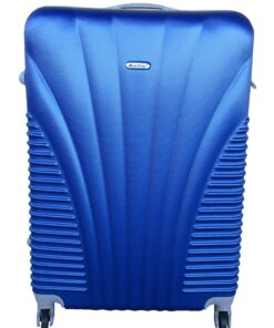 Blue Star 1 Piece Hard Outer Shell Luggage 20" - Blue