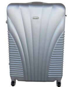 Blue Star 1 Piece Hard Outer Shell Luggage 20 - Silver