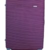 Blue Star 1 Piece Hard Outer Shell Luggage 24" - Dark Purple