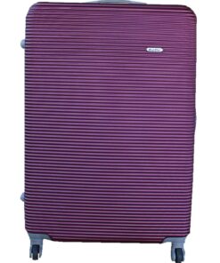 Blue Star 1 Piece Hard Outer Shell Luggage 28" - Dark Purple