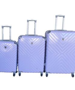 Blue Star 3-Piece Hardside Luggage Set with Spinner Wheels, Lavender