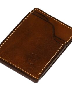 Blue Wildebeest leather card holder