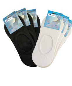BlueThorn Anti-Slide Invisible Socks for Men â Variety Pack of 6 Pairs
