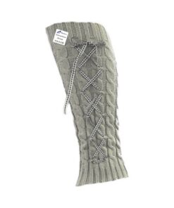 BlueThorn Knitted Winter Leg Warmer for Women - Sport Socks - X-GRY