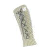 BlueThorn Knitted Winter Leg Warmer for Women - Sport Socks - X-O/WHT