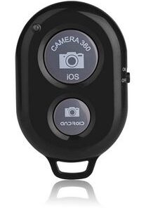 Bluetooth Remote Camera Shutter For Apple, IOS And Android - Black