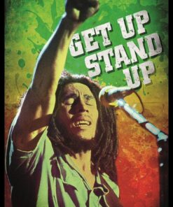 Bob Marley - Get Up Stand Up Poster with Black Frame