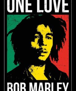 Bob Marley - One Love Poster with Black Frame