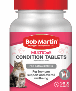 BOB MARTIN Multicare Conditioning Tablets for Cats & Kittens 50's