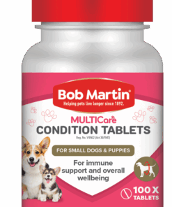 BOB MARTIN MultiCare Conditioning Tablets for Small Dog&Pups under 4kg 100s