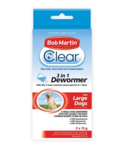 Bob Martin Pet 3-1 Dewormer Large Dog 15G