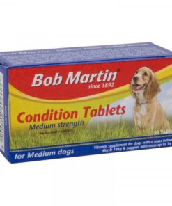 Bob Martin Pet Condition Tablets Med Dog 50Pk
