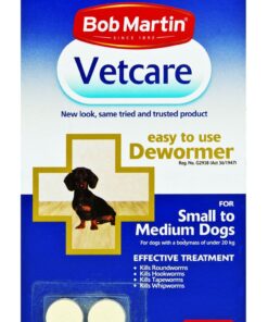 Bob Martin - Vetcare Dewormer - Small To Med Dogs - 2 Tablets