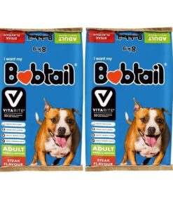 Bobtail Dog Food Adult Small to Medium Dog With Steak Flavour (2 x 8kg)