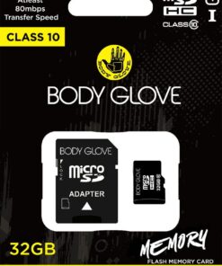 Body Glove 32GB Class 10 Memory Micro SD Adapter