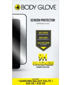 Body Glove Samsung Galaxy S24FE A35 5G A55 5G Tempered Glass Screenguard