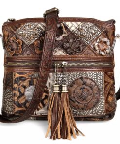 Bohemian Art Genuine Leather Handbag