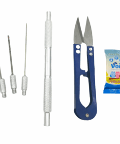 Boilie Bait Combo Needle Set With Scissors and Fishing Wipes