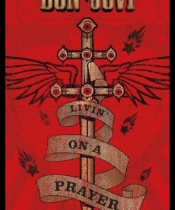 Bon Jovi (Livin' On A Prayer) Poster with Black Frame