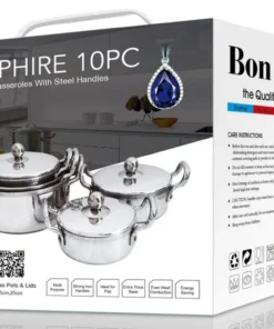 Bon Voyage Sapphire 10 Piece Pot Set