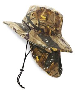 Bonnie Hat Bush with Neck Flaps - camoflauge