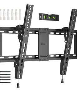 Bontec 37-82" Tilt TV Wall Mount Bracket 60Kg with Level & Cable Ties