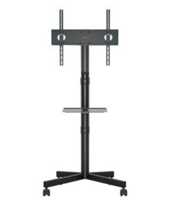 Bontec Mobile Cart Trolley TV Stand 23-60" Height Adjustable 25kg