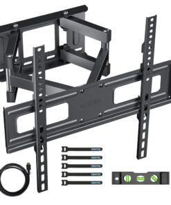 Bontec TV Wall Mount Bracket 23-70" Swivel Tilt Extend Arm HDMI Cable 45Kg