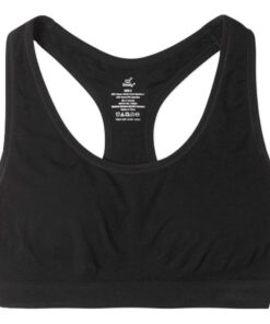 Boody Eco Wear Bamboo Active Racerback Bra - 2 Pack - Black - M