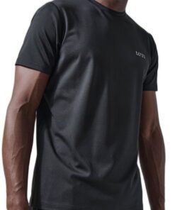 boohooMAN - Men's Active Performance Gym Regular Fit Tshirt - Black - S