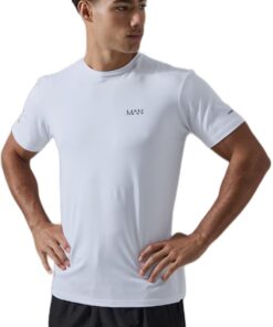 boohooMAN - Men's Active Performance Regular Fit T-shirt - White - S