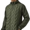 boohooMAN - Men's Active Quilted Hooded Jacket - Khaki - XS