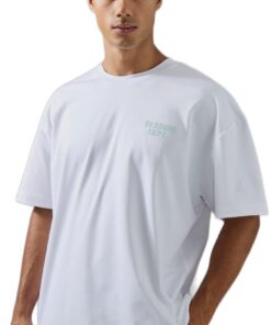 boohooMAN - Mens Active Training Dept Oversized Performance T-shirt - White - L