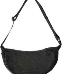 boohooMAN - Men's Cord Cross Body Sling Bag In Black - Black