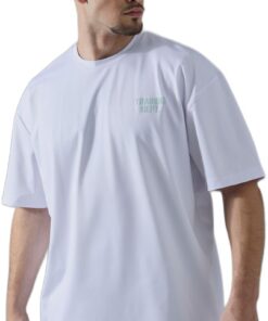 boohooMAN - Men's Tall Active Training Dept Performance T-shirt - White - L