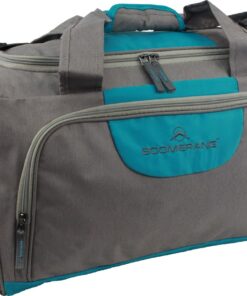 Boomerang 55cm Two-Tone Melange Polyester Xbag Travel Bag N-1175 - Cyan