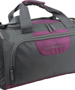 Boomerang 55cm Two-Tone Melange Polyester Xbag Travel Bag N-1175 - Purple