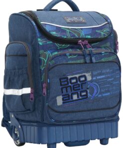 Boomerang Hard Base XBAG Melange Polyester XL Trolley Backpack Royal