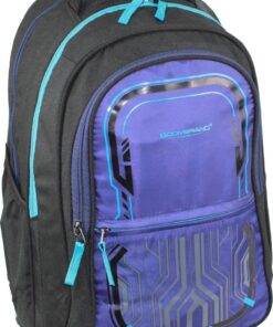 Boomerang Polyester Thick Padded Laptop Techpack Backpack S-2113 - Cyan